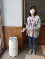 有害物質の集塵 悪臭を分解・消臭 菌・ウイルスを分解除去する 酸化チタン光触媒搭載空気清浄機 プリマヴェーラ